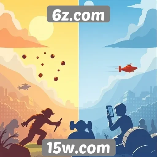 Comparativo entre jogos novos e clássicos no 6z.com