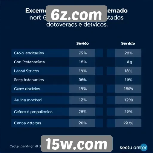 Desempenho do 6z.com em comparação ao mercado
